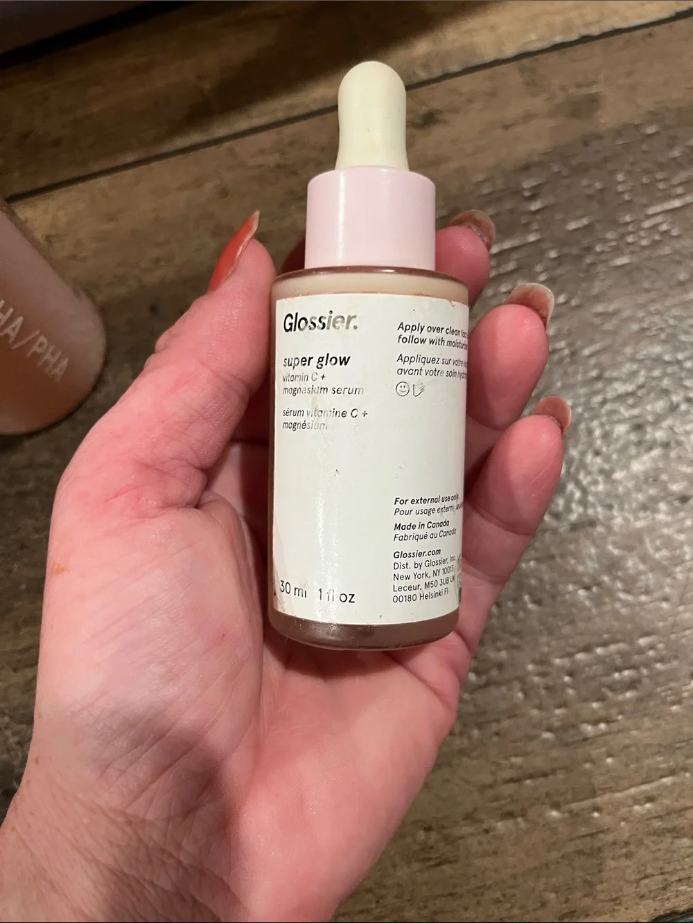 Glossier Super Glow & Solution Set in Soft Pink and Pearly Cream